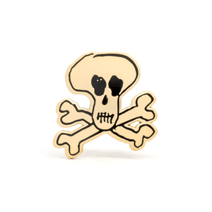 Kurt Vonnegut Skull enamel pin