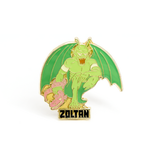 Zoltan enamel pin