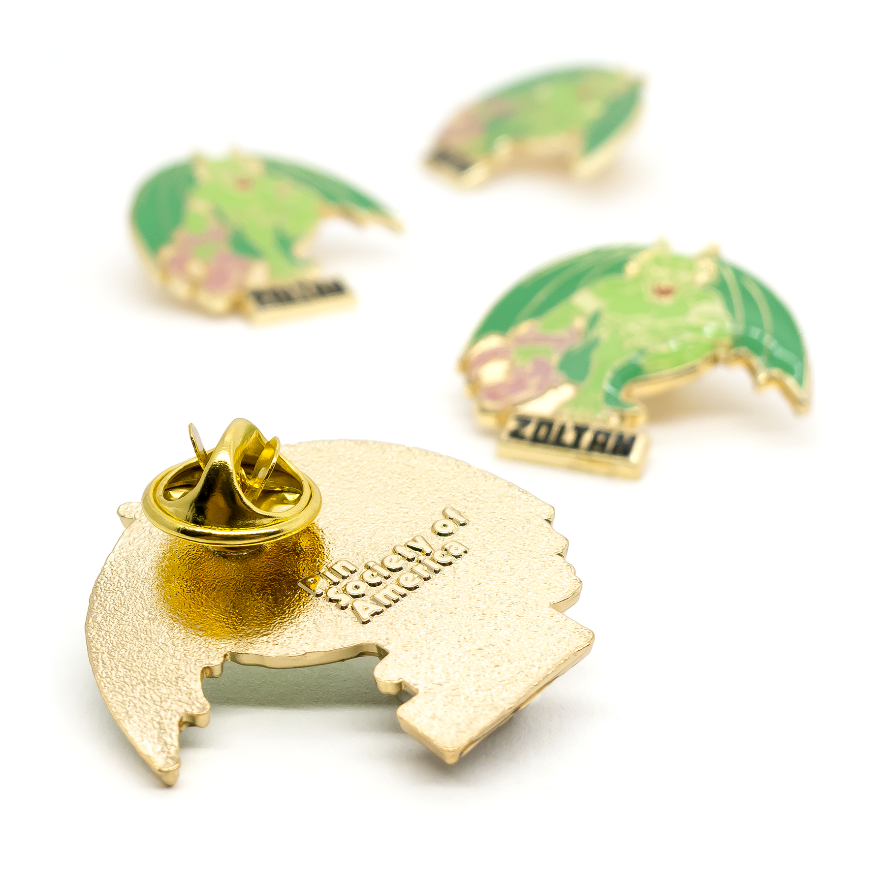 Zoltan enamel pin
