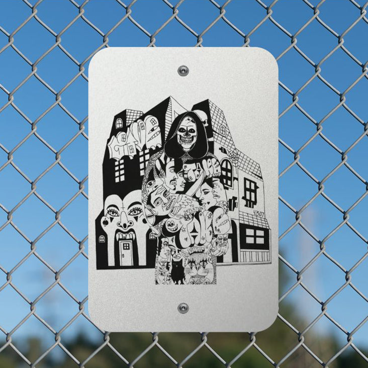 Albert Reyes 3M Reflective Metal Street Sign