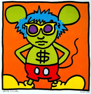 Andy Mouse enamel pin