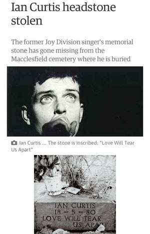 Black Rose Edition Ian Curtis pin