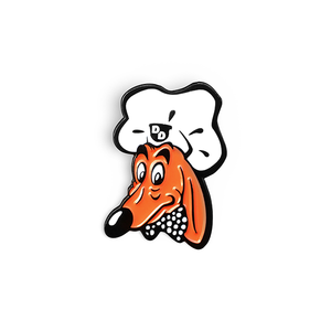 Doggie Diner Head enamel pin