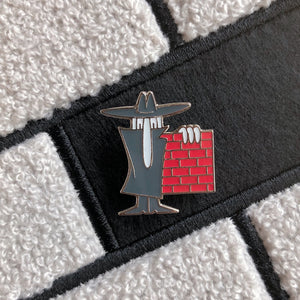 Kilroy enamel pin