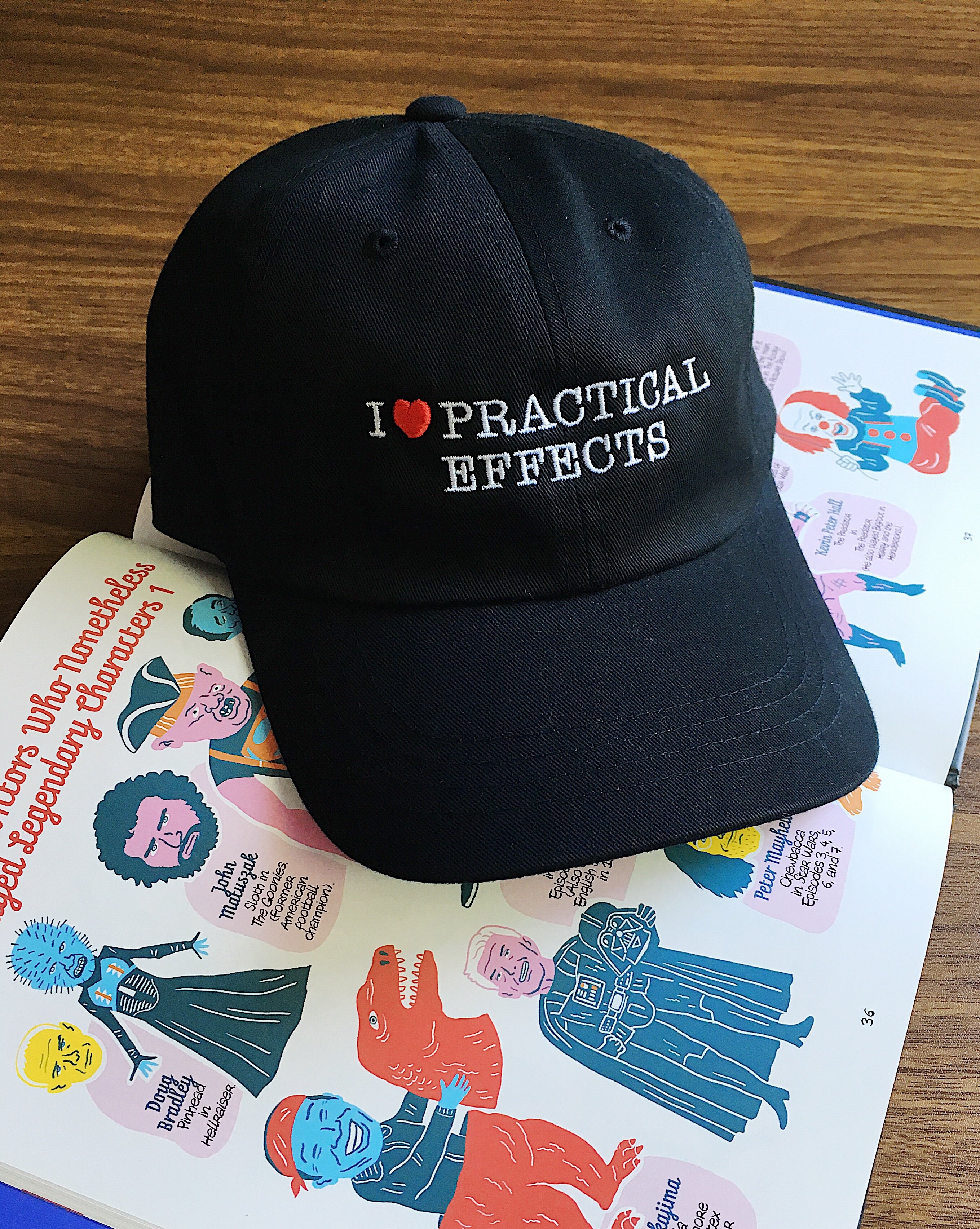 I ♥ PRACTICAL EFFECTS EMBROIDERED HAT