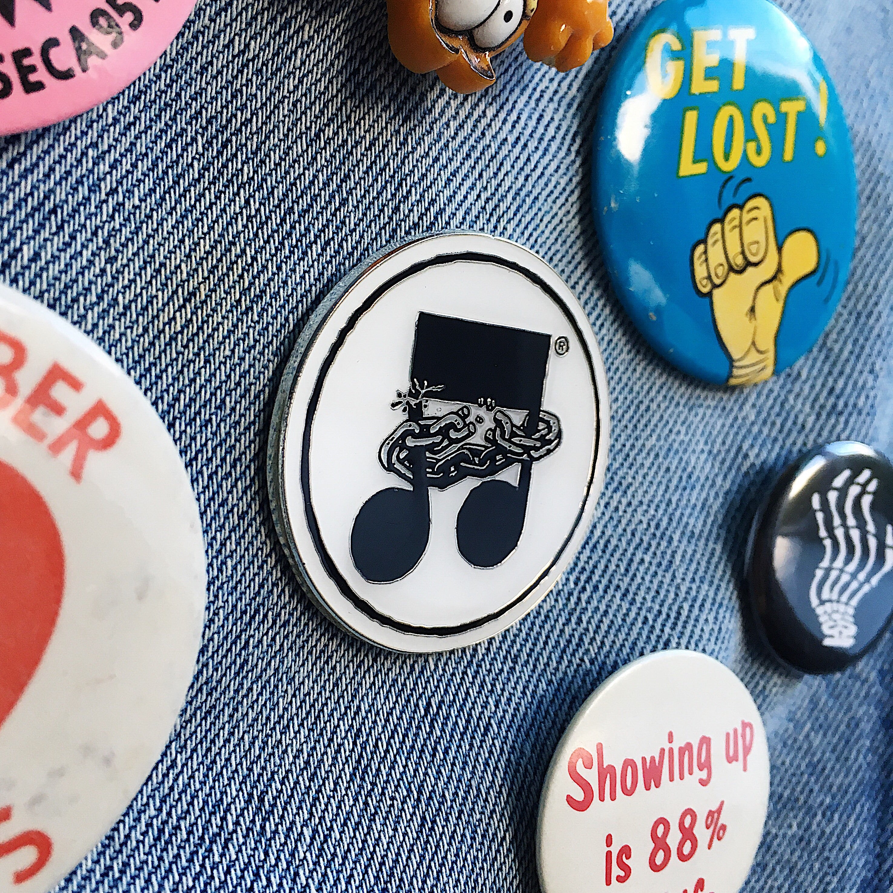 Mike Krol enamel pin