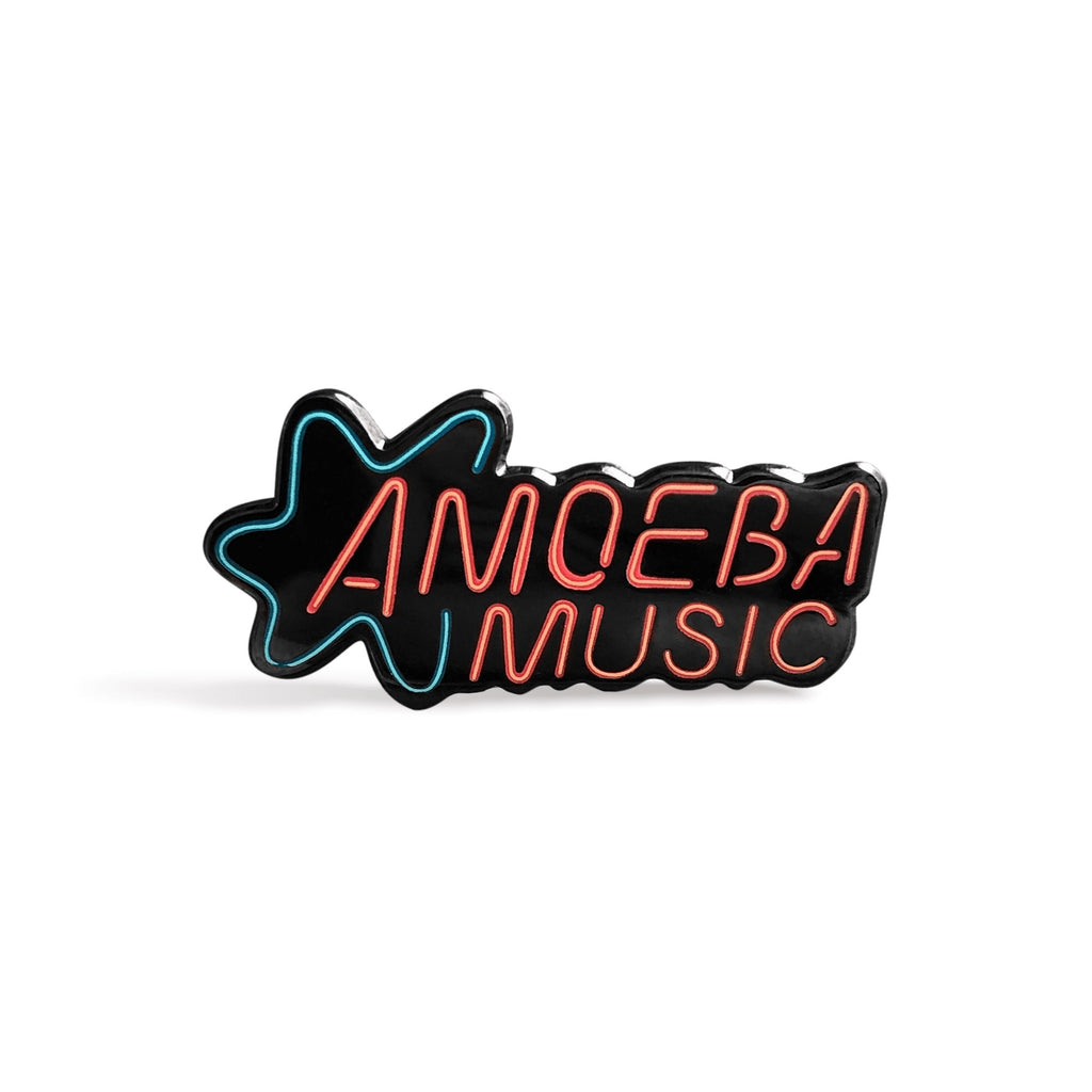 Amoeba Music Neon Sign II enamel pin