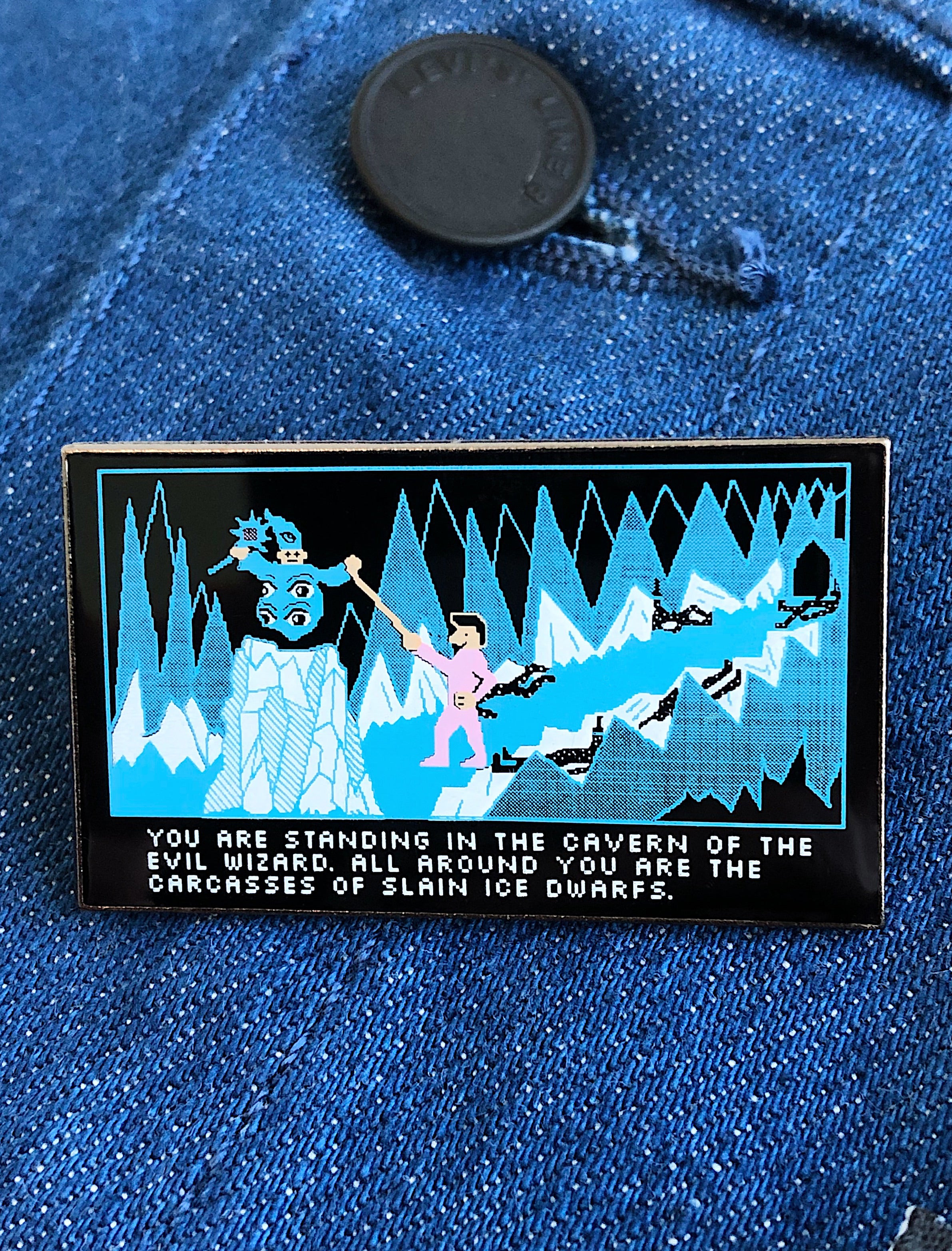 Evil Wizard (BIG) enamel pin