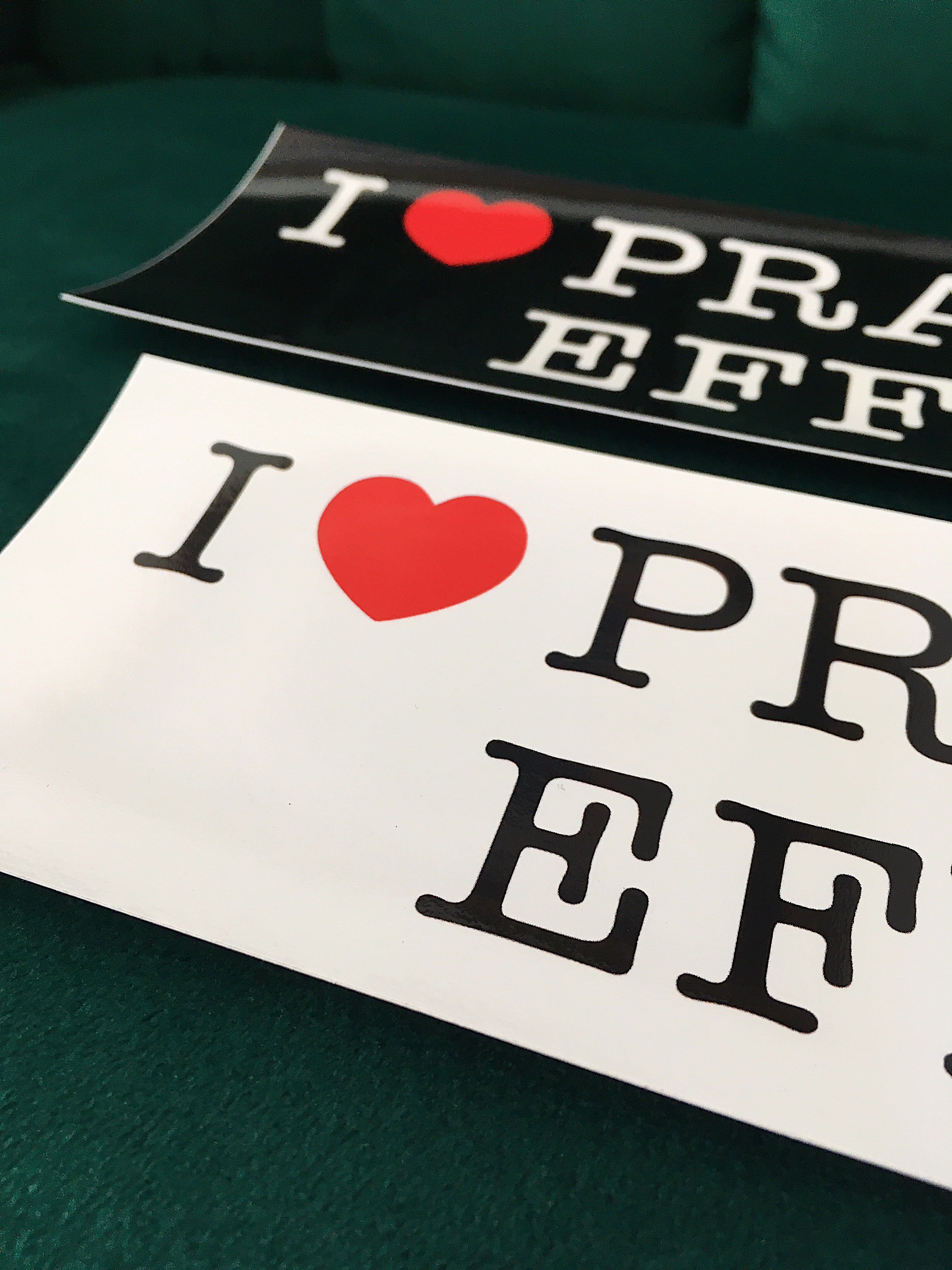 I ♥ Practical Effects bumper sticker