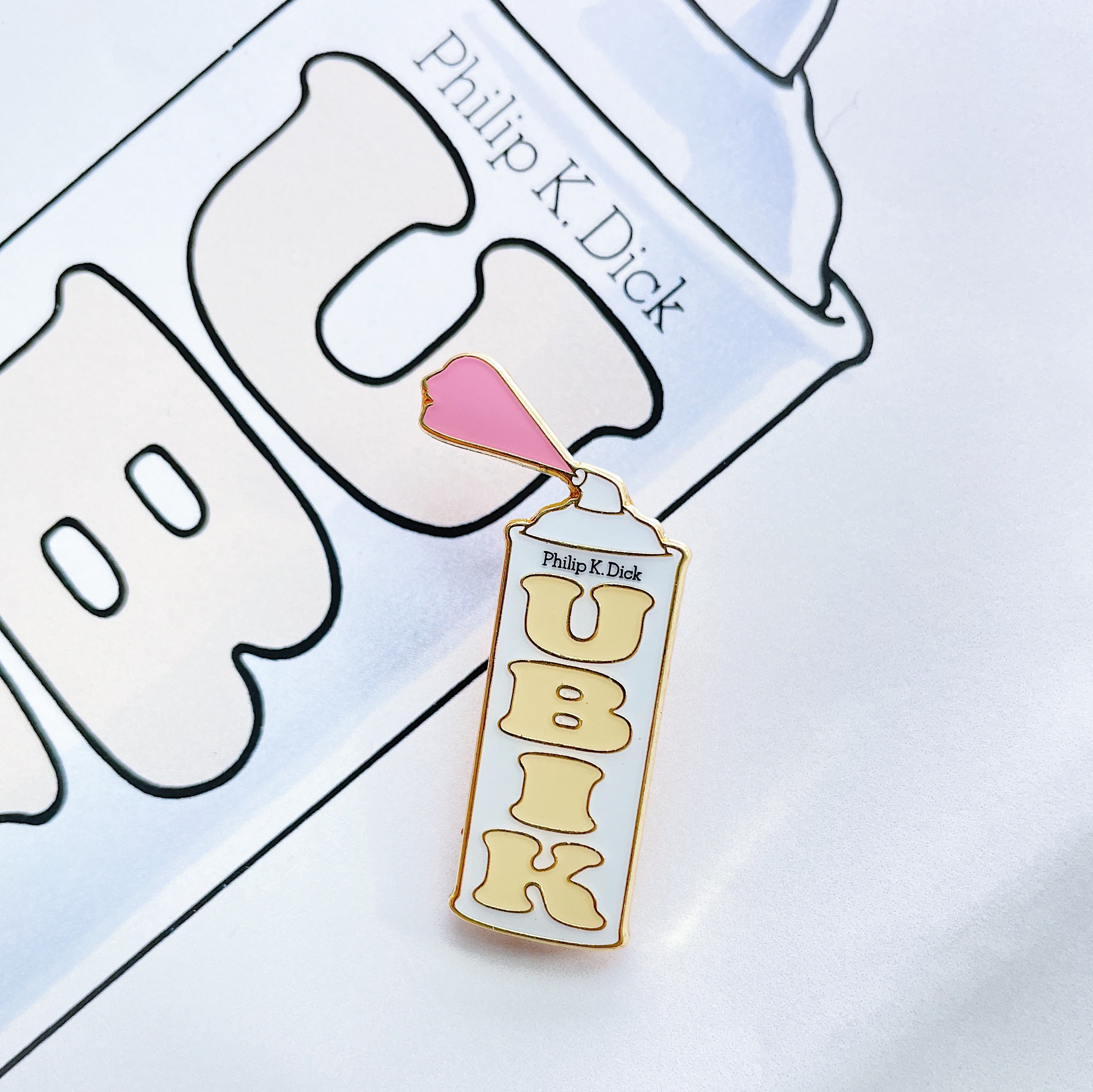 UBIK Philip K. Dick enamel pin