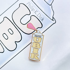 UBIK Philip K. Dick enamel pin