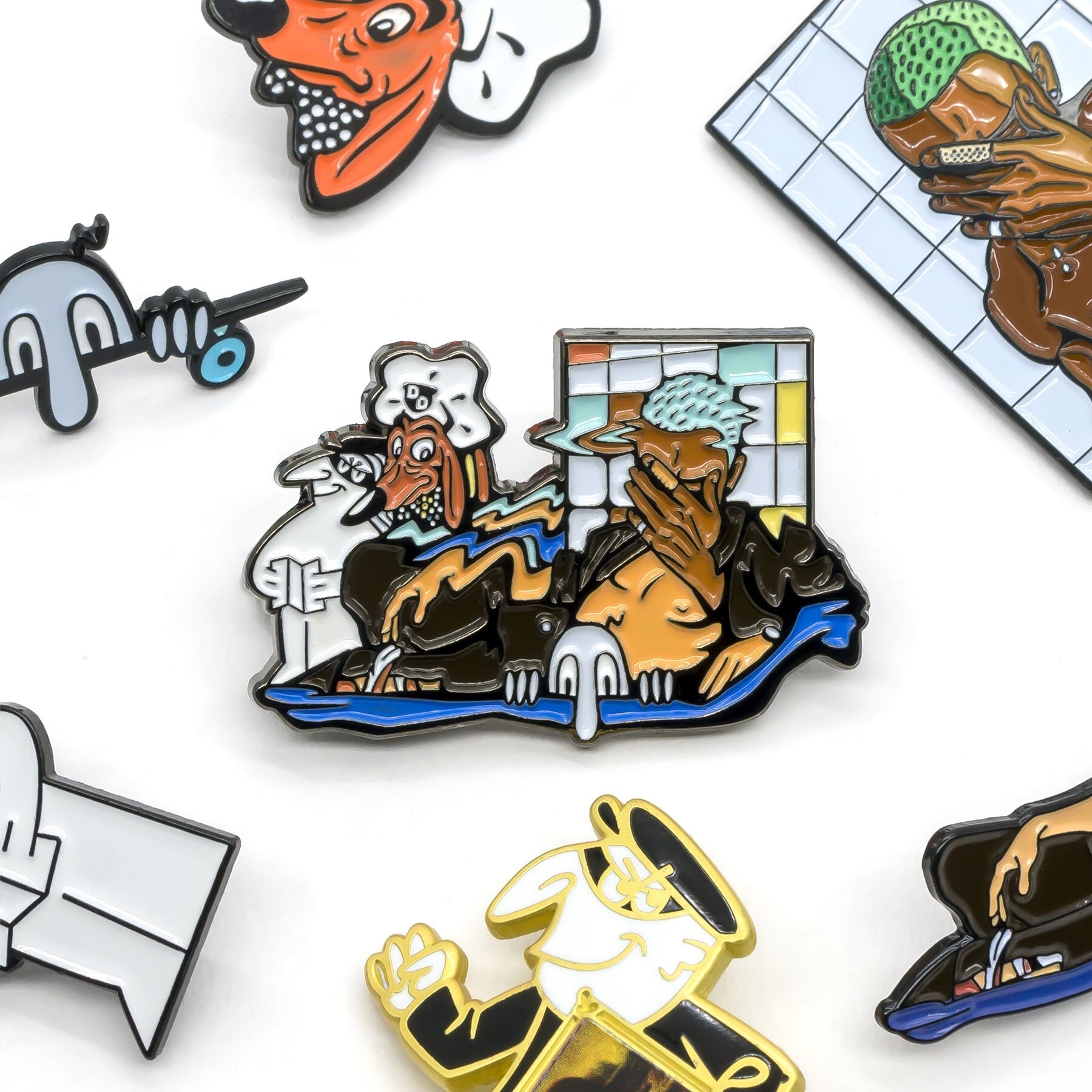 April Fools Day '18 enamel pin