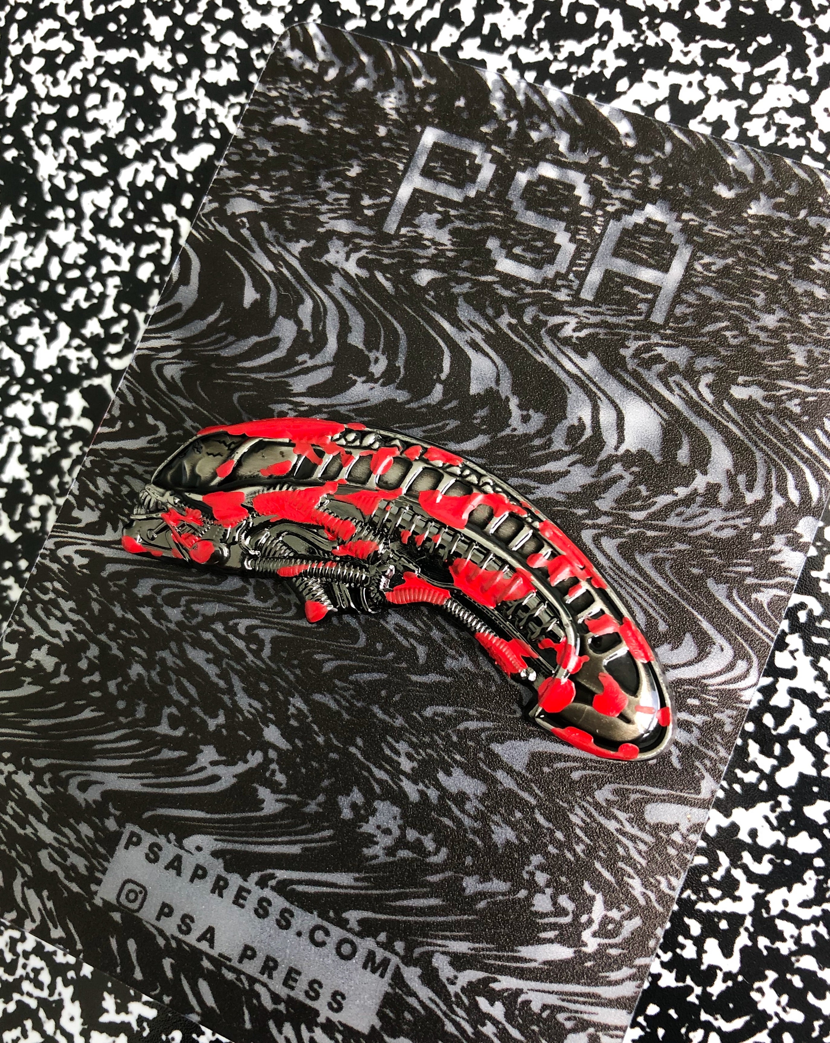 Xenomorph (blood splatter) molded pin