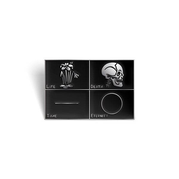 Life/Death enamel pin