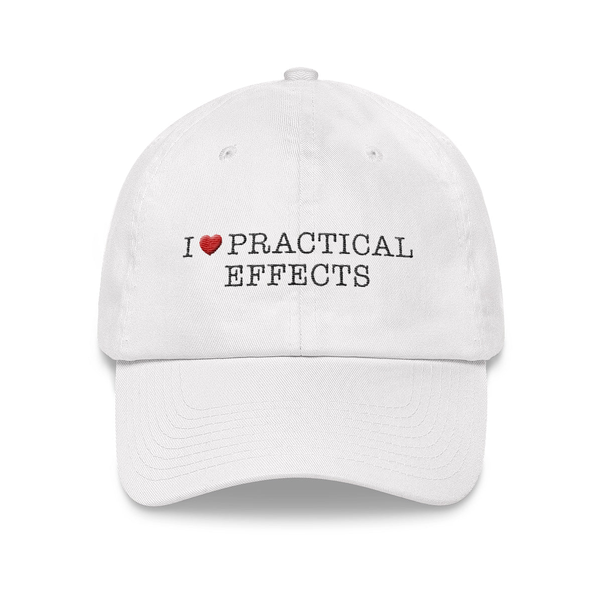 I ♥ PRACTICAL EFFECTS EMBROIDERED HAT