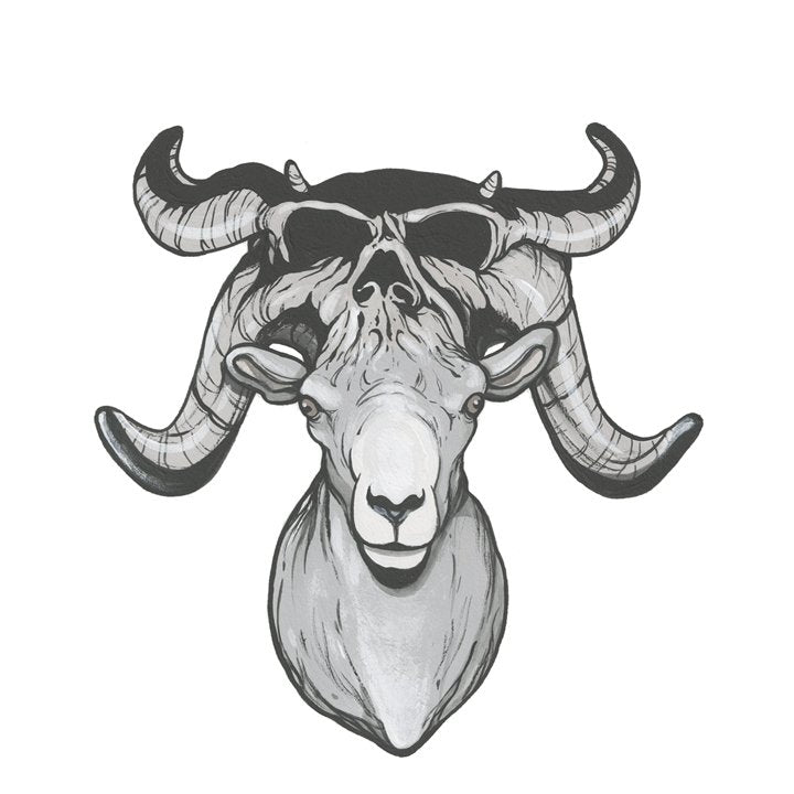 Slayer Deer & Danzig Ram enamel pin set