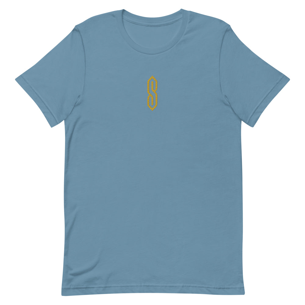 "S" Chain Embroidered T-Shirt