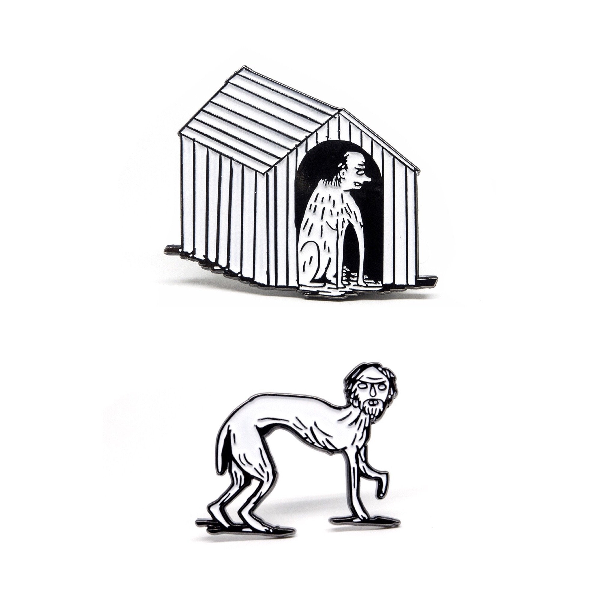 David Shrigley pin set