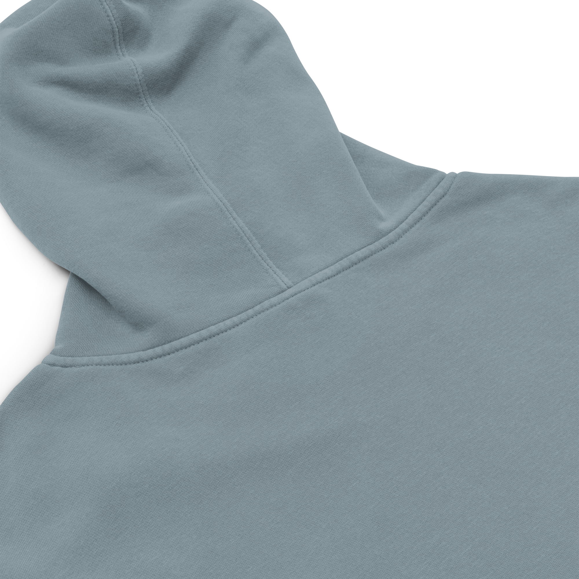 Internet embroidered pigment-dyed hoodie